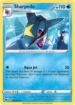 Sharpedo (012/73) - CP  - Uncommon