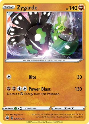 Zygarde (028/73) - CP  - Holo Rare - Holofoil