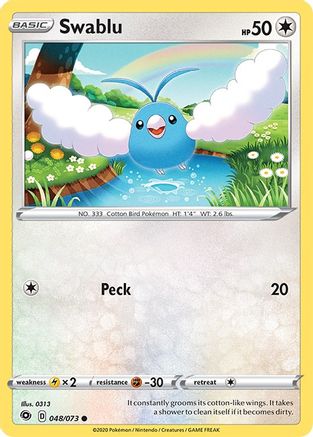 Swablu (048/73) - CP  - Common - Reverse Holofoil