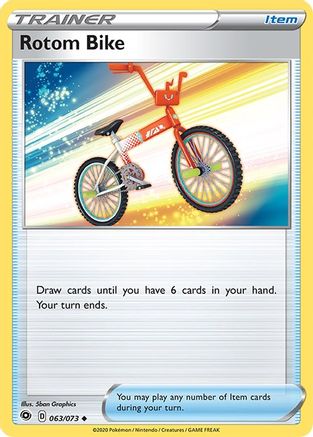 Rotom Bike (063/73) - CP  - Uncommon - Reverse Holofoil