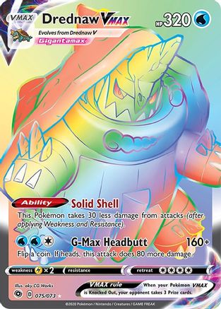 Drednaw VMAX (Secret) (075/73) - CP  - Secret Rare - Holofoil