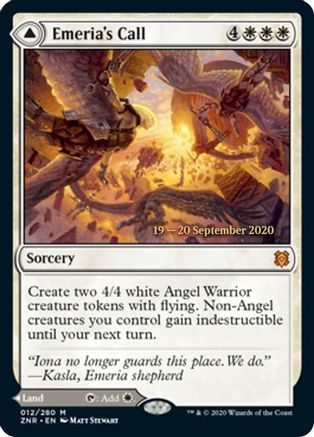 Emeria's Call // Emeria, Shattered Skyclave (PRE-12S) - mythic - Foil