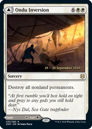Ondu Inversion // Ondu Skyruins (PRE-30S) - rare - Foil