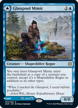 Glasspool Mimic // Glasspool Shore (PRE-60S) - rare - Foil