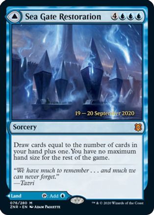 Sea Gate Restoration // Sea Gate, Reborn (PRE-76S) - mythic - Foil