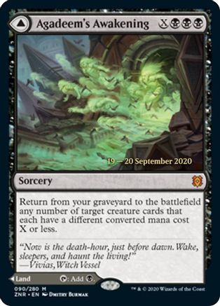 Agadeem's Awakening // Agadeem, the Undercrypt (PRE-90S) - mythic - Foil
