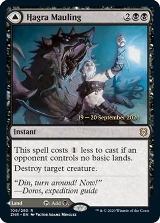 Hagra Mauling // Hagra Broodpit (PRE-106S) - rare - Foil