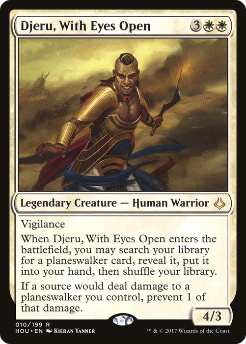 Djeru, With Eyes Open (HOU-010) - rare - Foil