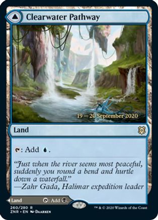 Clearwater Pathway // Murkwater Pathway (PRE-260S) - rare - Foil