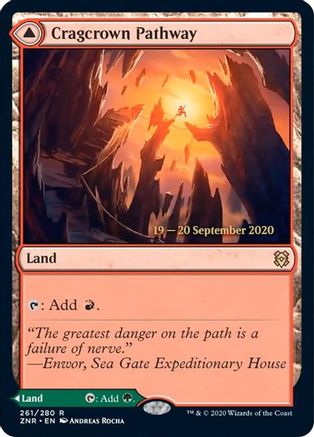 Cragcrown Pathway // Timbercrown Pathway (PRE-261S) - rare - Foil