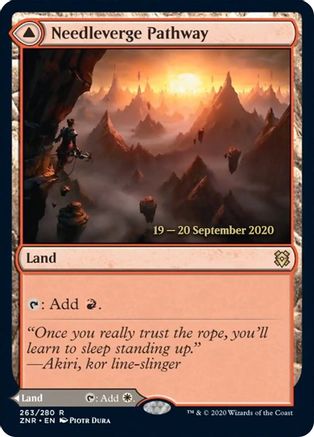 Needleverge Pathway // Pillarverge Pathway (PRE-263S) - rare - Foil