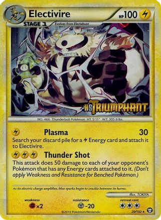 Electivire (020/102) - HP  - Promo - Holofoil