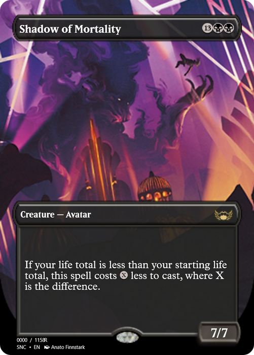 Shadow of Mortality (PRM-99703) - rare - Foil