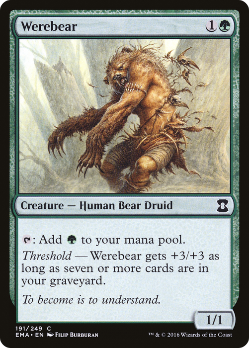 Werebear (EMA-191) - common - Foil