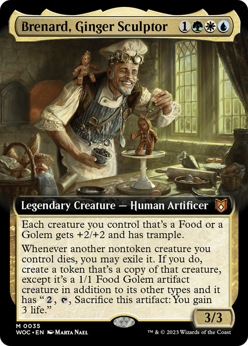 Brenard, Ginger Sculptor (WOC-035) - mythic: (Extended Art)