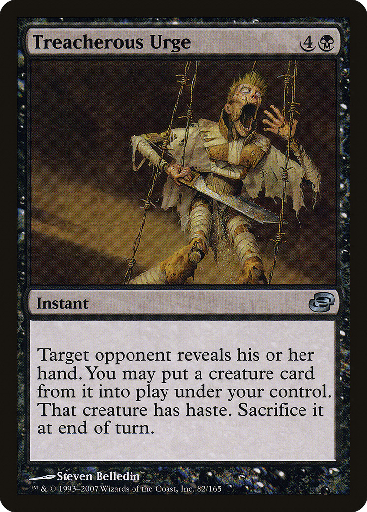 Treacherous Urge (PLC-082) - uncommon - Foil