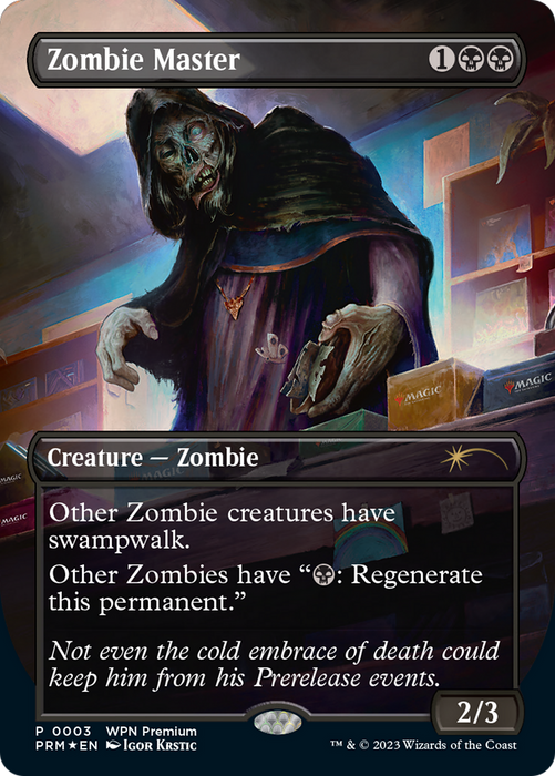 Zombie Master (WPN-003) - rare (Borderless) - Foil