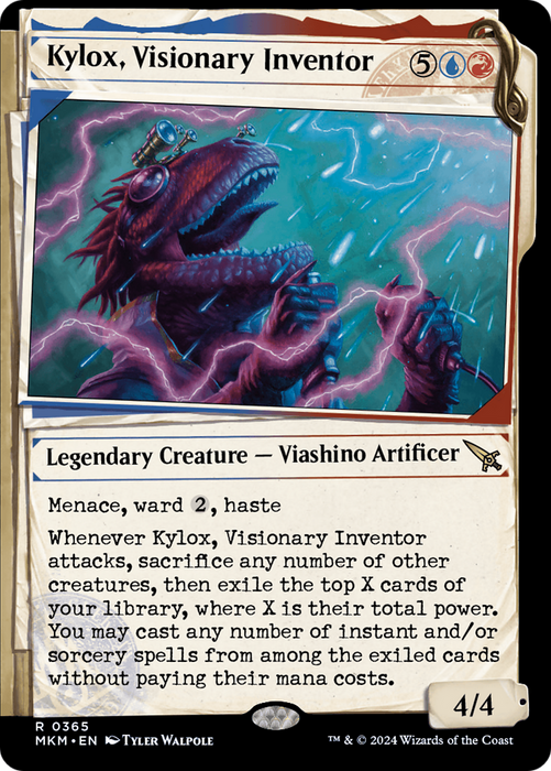 Kylox, Visionary Inventor (MKM-365) - rare: (Showcase)