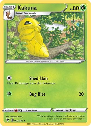Kakuna (002/185) - SVV  - Uncommon - Reverse Holofoil