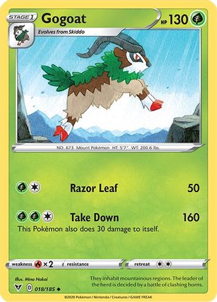 Gogoat (018/185) - SVV  - Uncommon - Reverse Holofoil