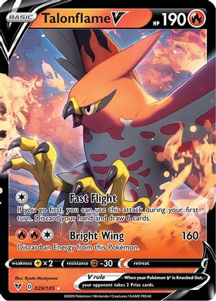 Talonflame V (029/185) - SVV  - Ultra Rare - Holofoil