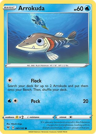 Arrokuda (041/185) - SVV  - Common - Reverse Holofoil