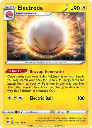 Electrode (046/185) - SVV  - Holo Rare - Holofoil