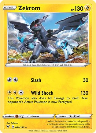 Zekrom (060/185) - SVV  - Holo Rare - Holofoil
