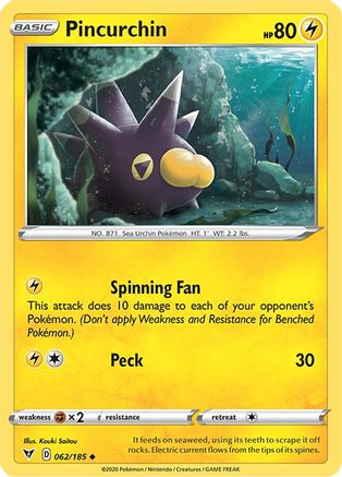 Pincurchin (062/185) - SVV  - Uncommon - Reverse Holofoil
