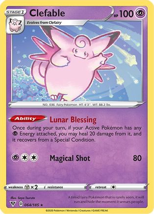 Clefable (064/185) - SVV  - Rare - Reverse Holofoil
