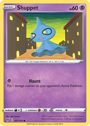 Shuppet (067/185) - SVV  - Common - Reverse Holofoil