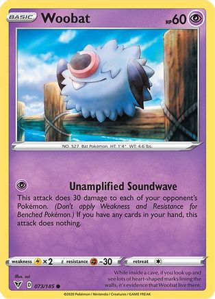 Woobat (073/185) - SVV  - Common - Reverse Holofoil