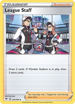 League Staff (153/185) - SVV  - Uncommon - Reverse Holofoil