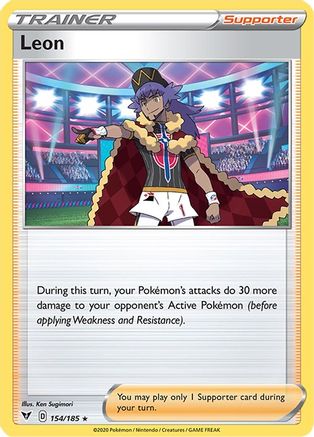 Leon (154/185) - SVV  - Holo Rare - Reverse Holofoil