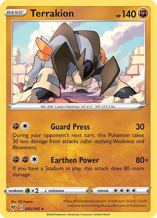 Terrakion (092/185) - SVV  - Rare