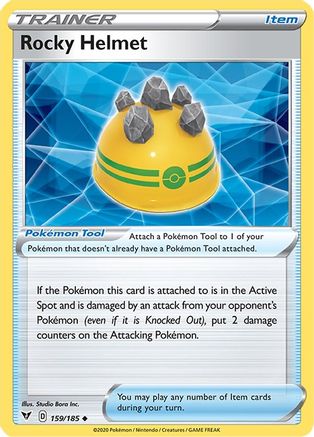 Rocky Helmet (159/185) - SVV  - Uncommon - Reverse Holofoil
