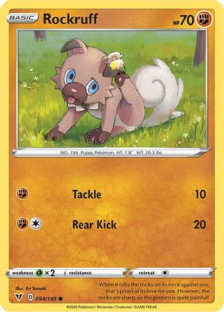 Rockruff (094/185) - SVV  - Common - Reverse Holofoil