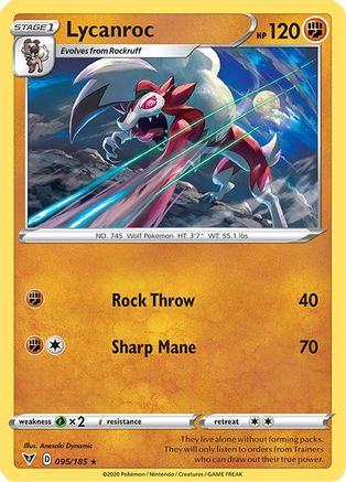 Lycanroc (095/185) - SVV  - Rare