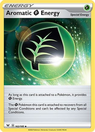 Aromatic Grass Energy (162/185) - SVV  - Uncommon - Reverse Holofoil