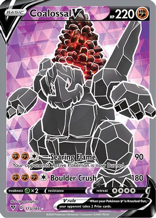 Coalossal V (Full Art) (173/185) - SVV  - Ultra Rare - Holofoil