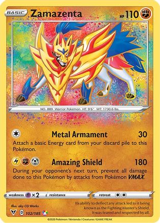 Zamazenta (102/185) - SVV  - Amazing Rare - Holofoil