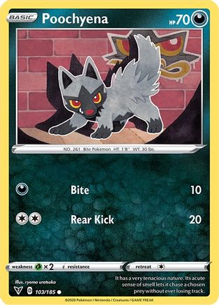 Poochyena (103/185) - SVV  - Common - Reverse Holofoil