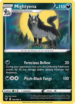 Mightyena (104/185) - SVV  - Uncommon - Reverse Holofoil