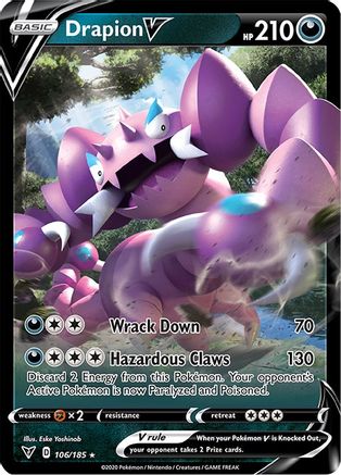 Drapion V (106/185) - SVV  - Ultra Rare - Holofoil