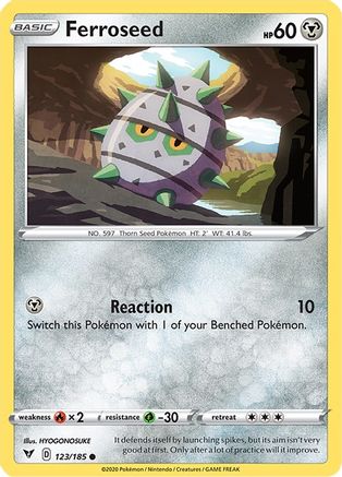 Ferroseed (123/185) - SVV  - Common