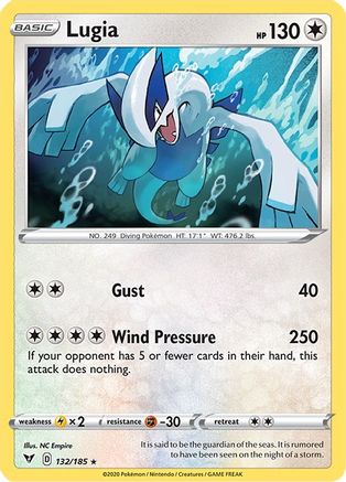 Lugia (132/185) - SVV  - Holo Rare - Holofoil