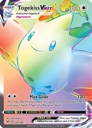 Togekiss VMAX (Secret) (191/185) - SVV  - Secret Rare - Holofoil