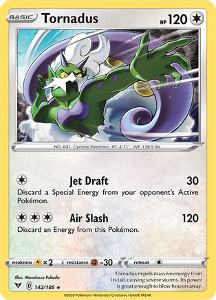 Tornadus (142/185) - SVV  - Holo Rare - Reverse Holofoil