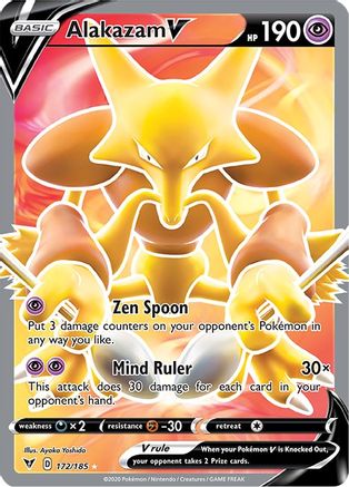 Alakazam V (Full Art) (172/185) - SVV  - Ultra Rare - Holofoil