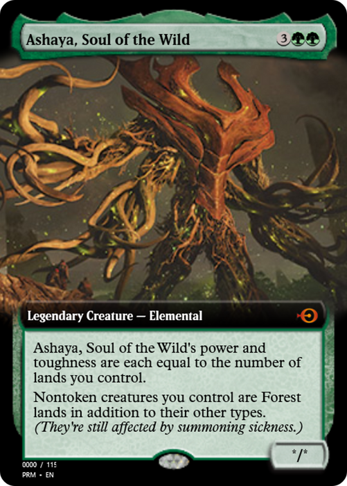 Ashaya, Soul of the Wild (PRM-83778) - mythic - Foil